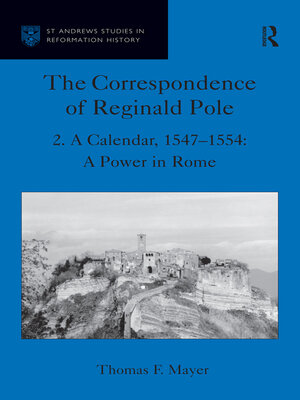 cover image of The Correspondence of Reginald Pole